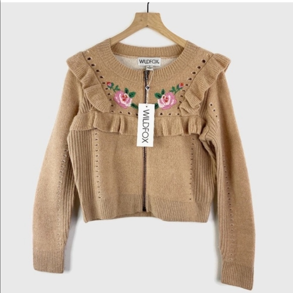 Wildfox Bed of Roses Elliot Jacket Cardigan